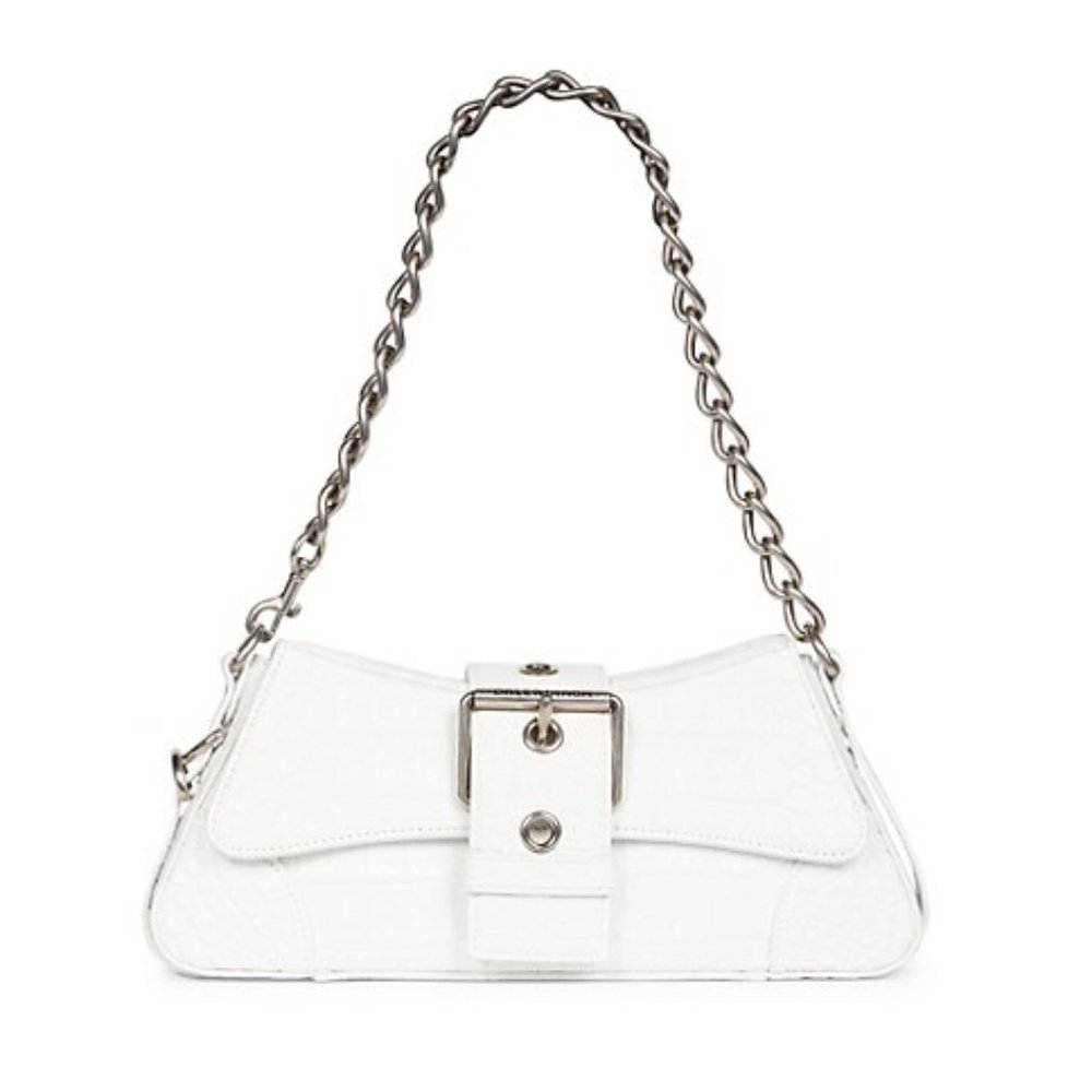 Balenciaga Lindsay Small Shoulder Bag With Strap Croc… Gem